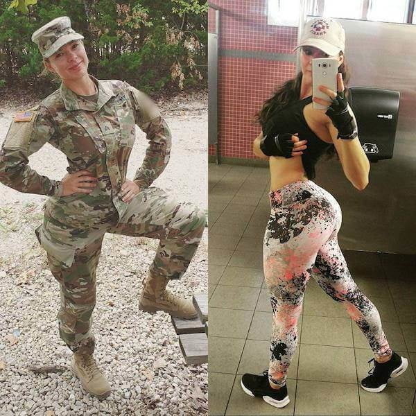 Sexy militärische Mädchen
 #104424131