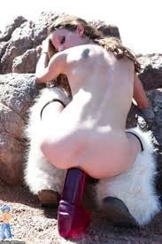 Huge dildo at beach #100039495