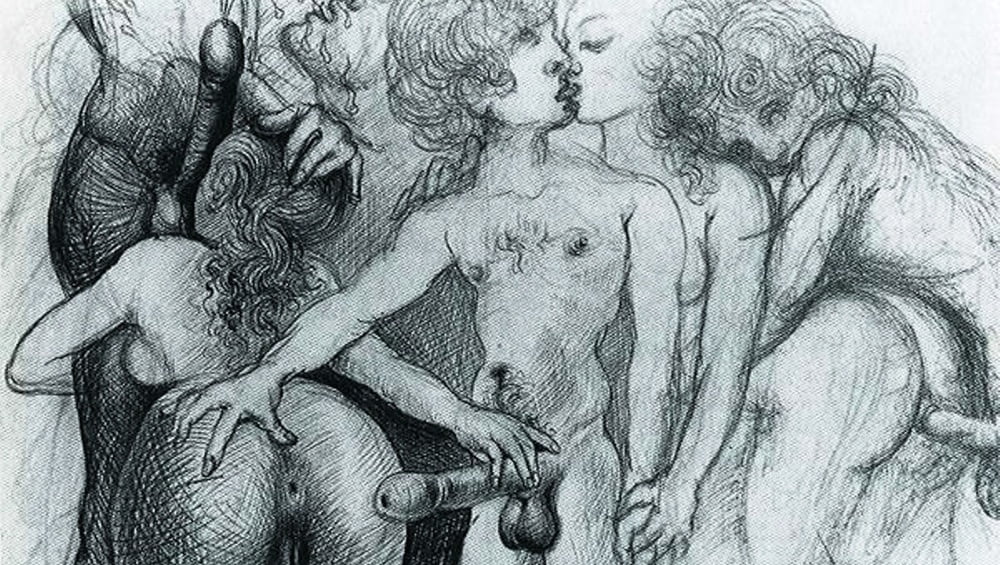 Assortierte erotische Zeichnungen mit Horror1
 #97419249