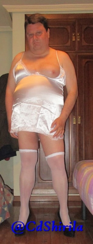 Slutty chubby Cdshirila in white #107140655