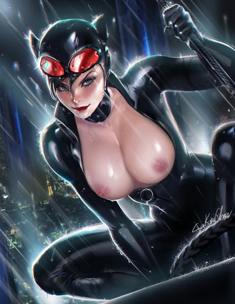 Catwoman chat noir
 #92441778