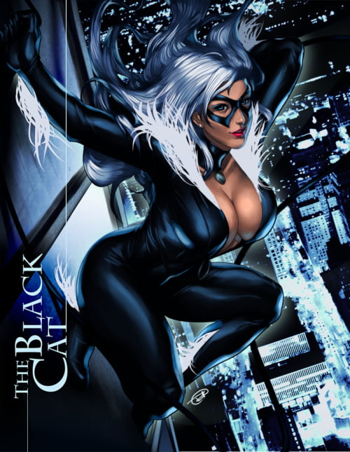 Catwoman gatto nero
 #92441932