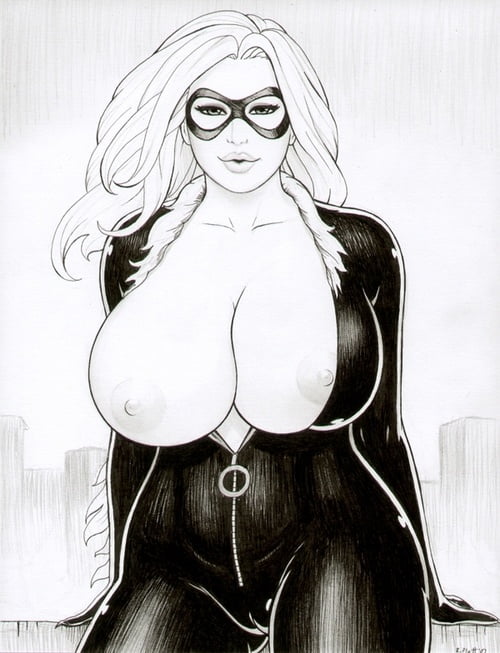Catwoman chat noir
 #92441965