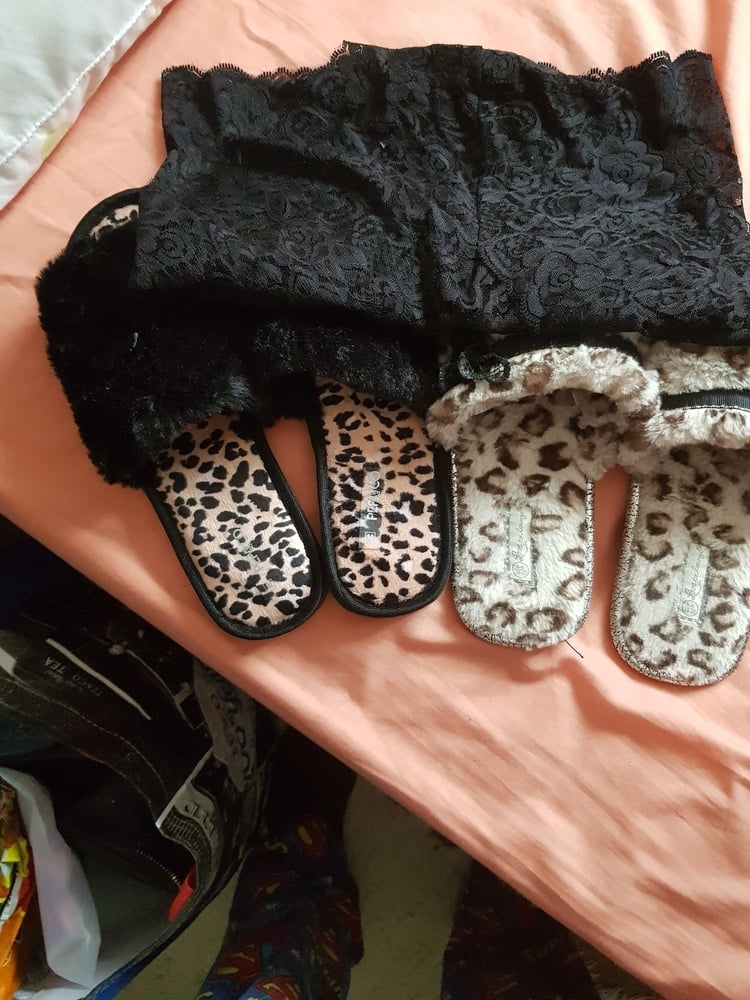 My sexy slippers and knickers #94714083