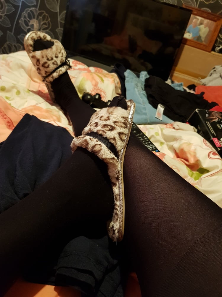 My sexy slippers and knickers #94714105