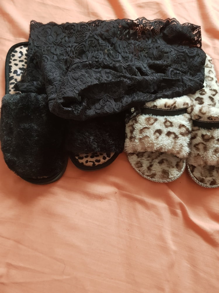 My sexy slippers and knickers #94714111