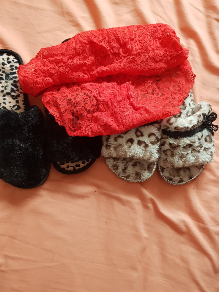My sexy slippers and knickers #94714113