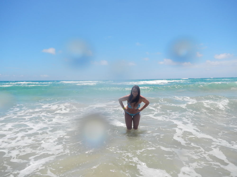 Brunette in paradise #105006815