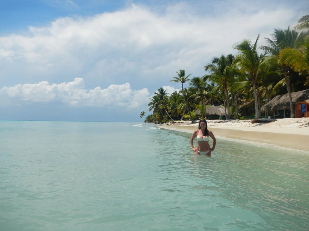 Brunette in paradise #105006821