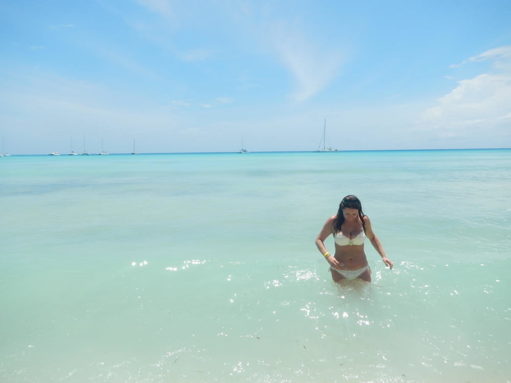 Brunette in paradise #105006822
