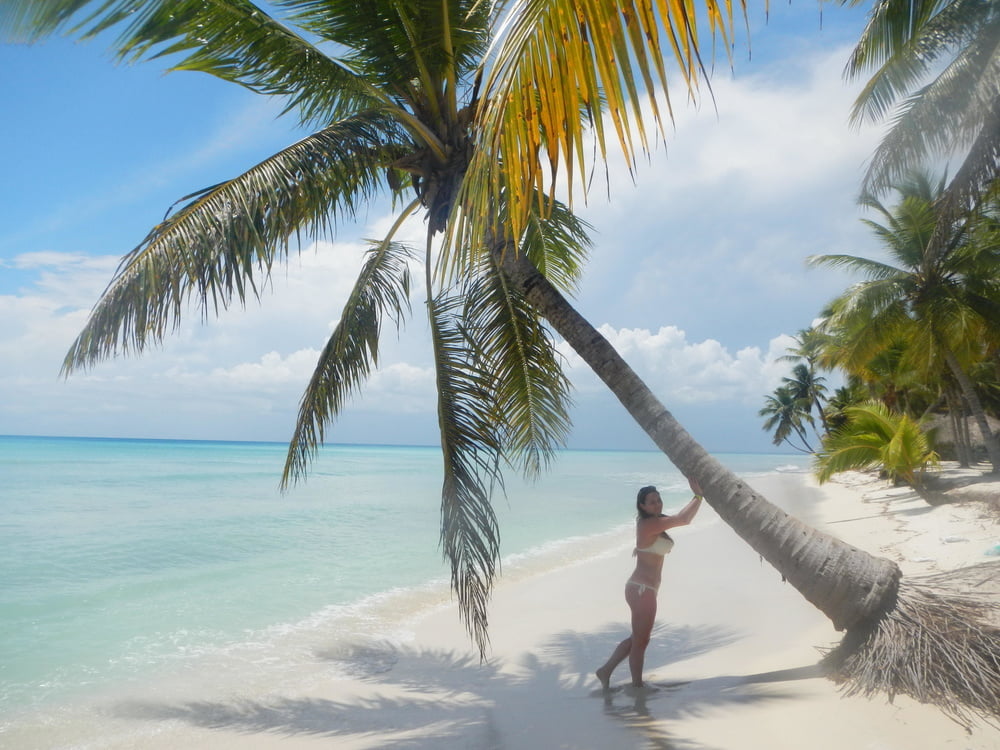 Brunette in paradise #105006823