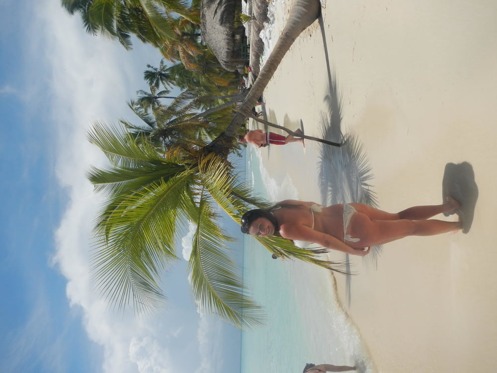 Brunette in paradise #105006825