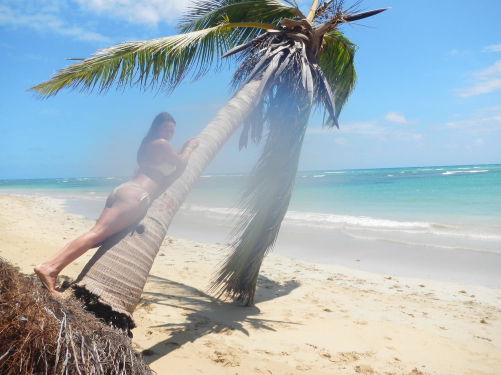 Brunette in paradise #105006844