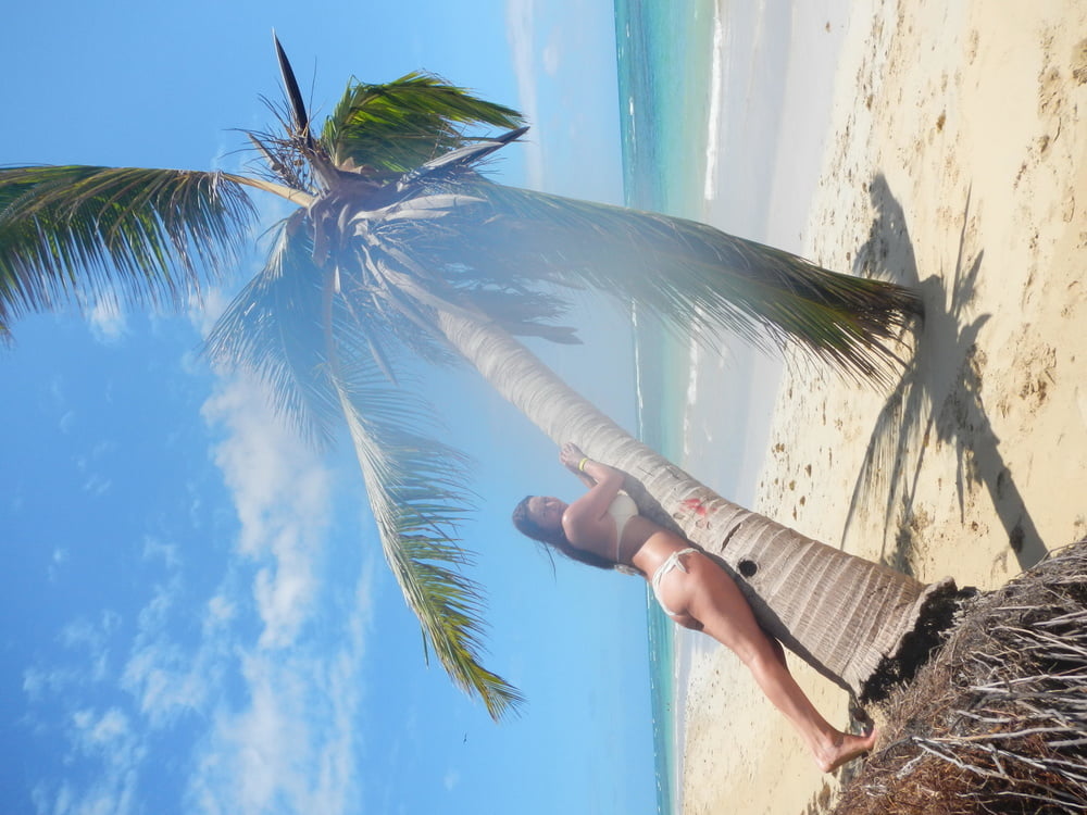 Brunette in paradise #105006853