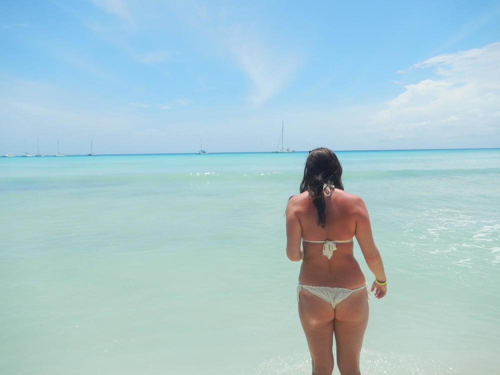 Brunette in paradise #105006858