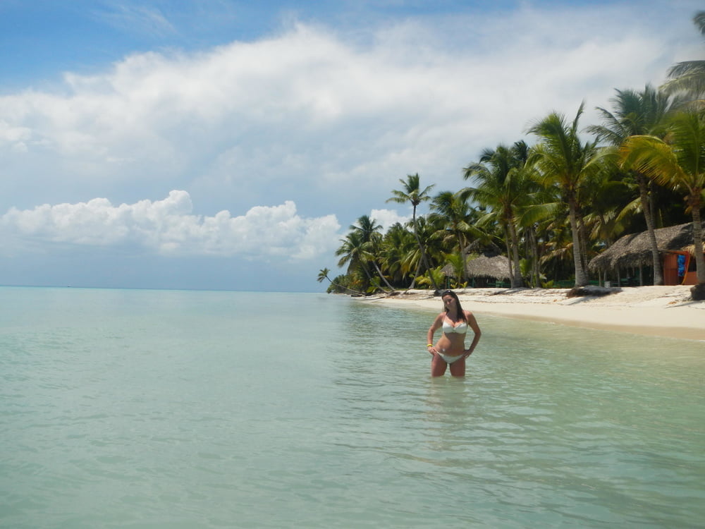 Brunette in paradise #105006873