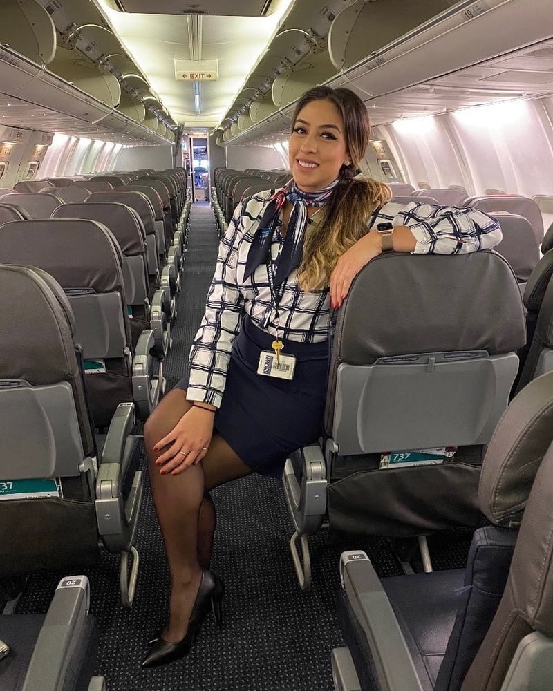 Hostess dell'aria - assistente di volo - personale di cabina - hostess
 #93943686