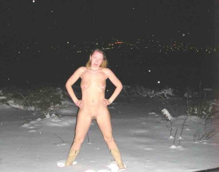 cracy russian naked in the snow! (photo exchange) #94427746