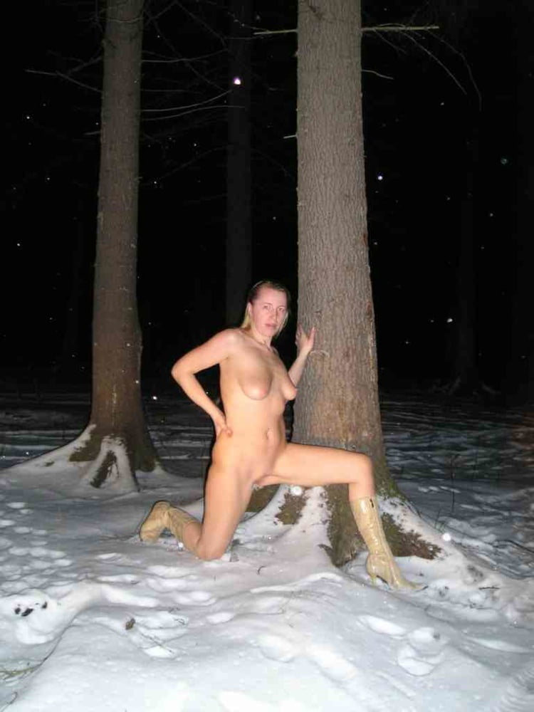 cracy russian naked in the snow! (photo exchange) #94427748