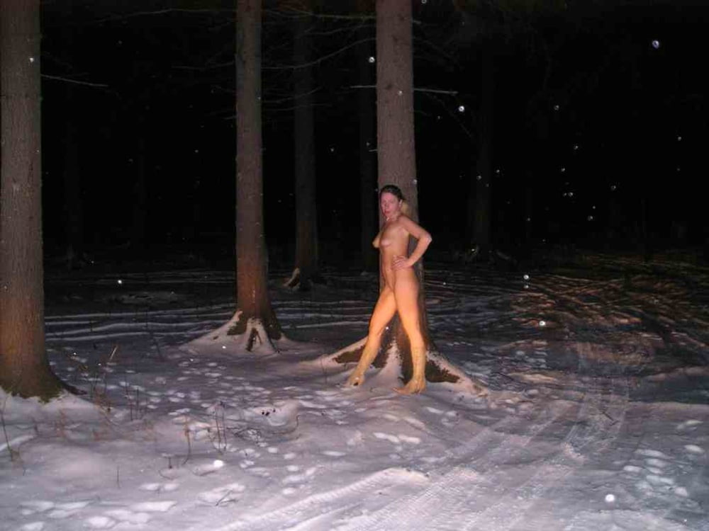 cracy russian naked in the snow! (photo exchange) #94427750