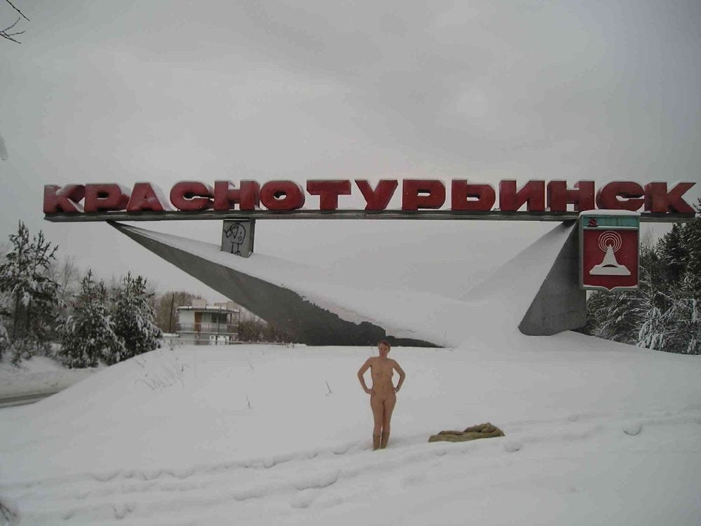 cracy russian naked in the snow! (photo exchange) #94427806