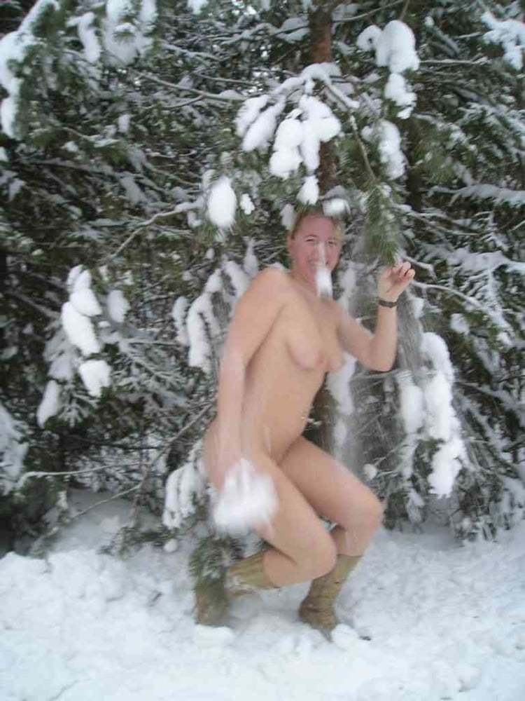cracy russian naked in the snow! (photo exchange) #94427815