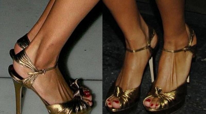 Piedi della gamba sexy di Ciara e tacchi alti
 #96992120