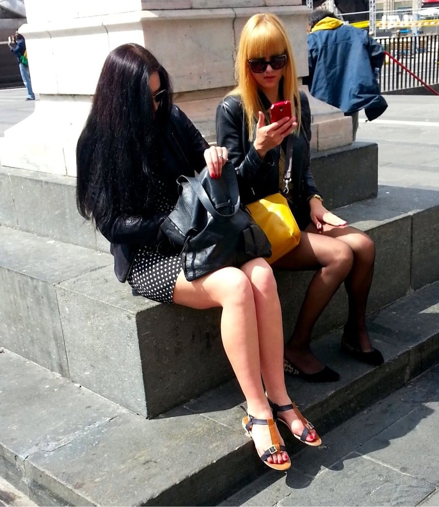 Street Pantyhose - Unaware Cunny on the Street #103638059