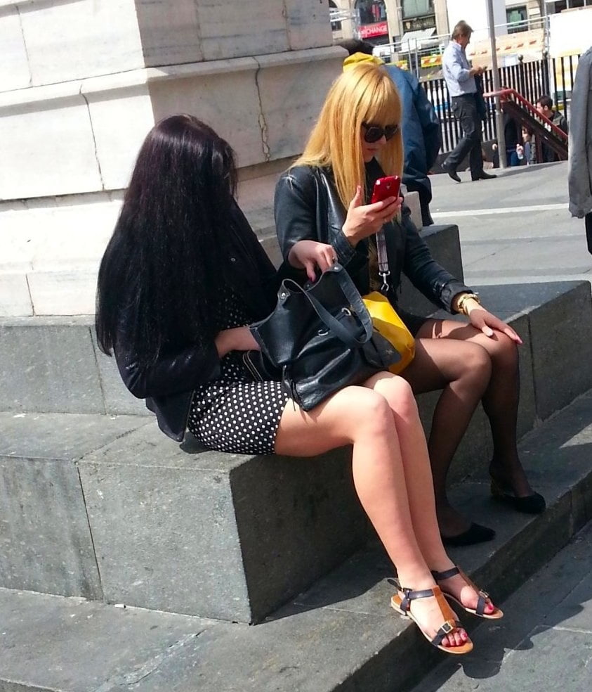 Street Pantyhose - Unaware Cunny on the Street #103638062