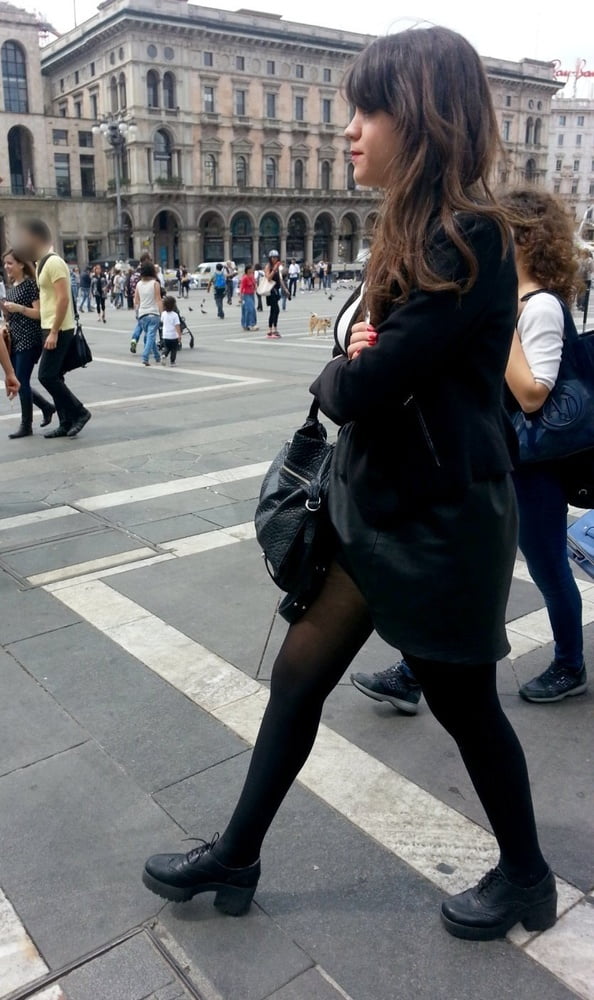 Street Pantyhose - Unaware Cunny on the Street #103638077