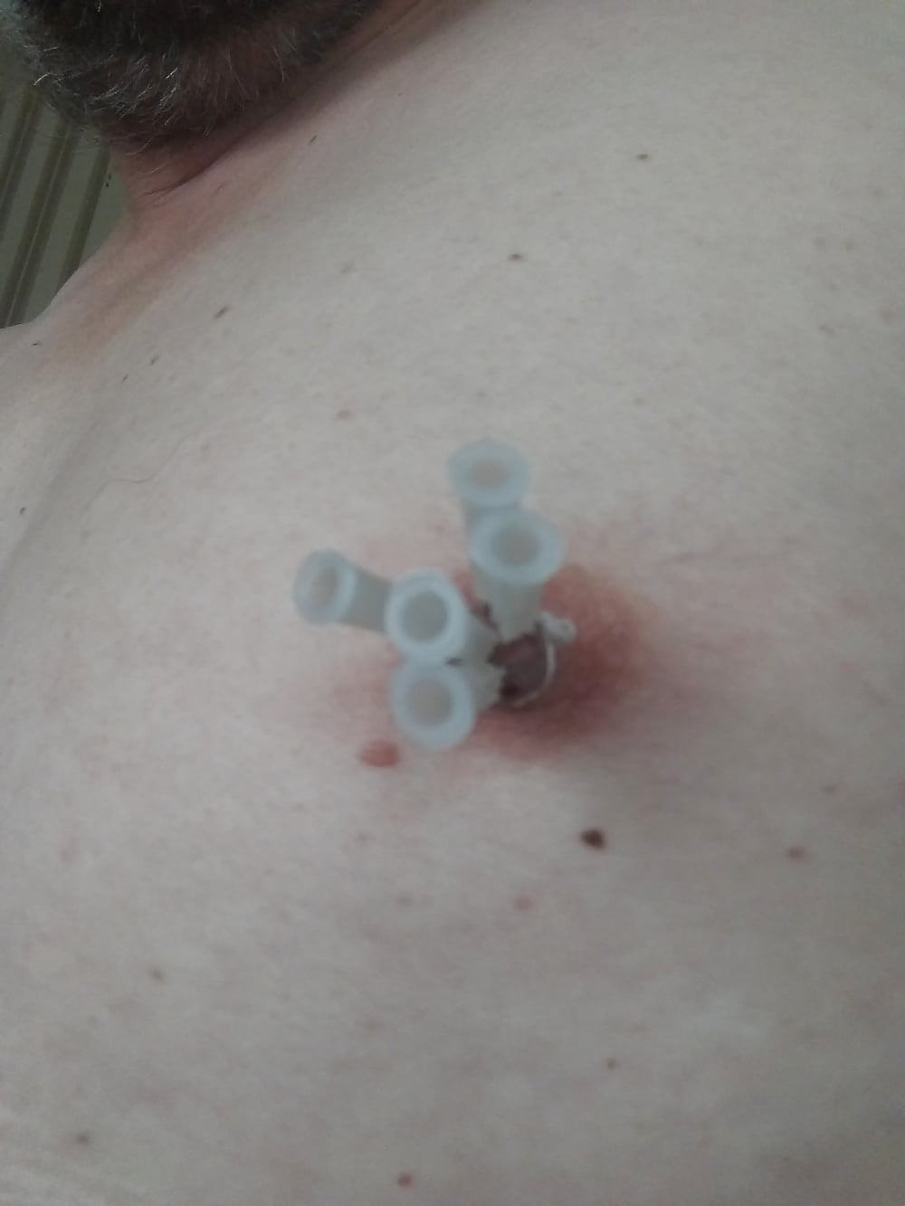 some more needles in my nipples #107007157