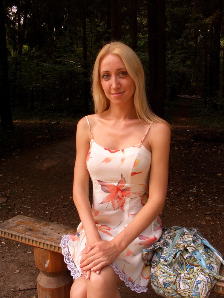 Young Wife In The Woods - Outdoor Flashing #107053786