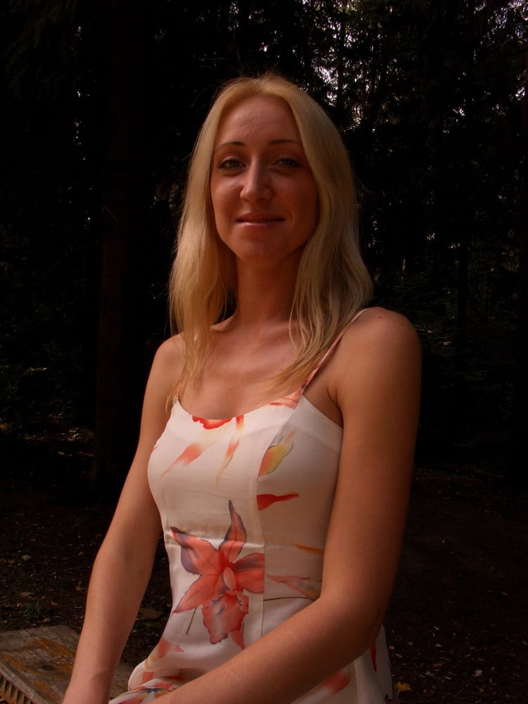 Young Wife In The Woods - Outdoor Flashing #107053830