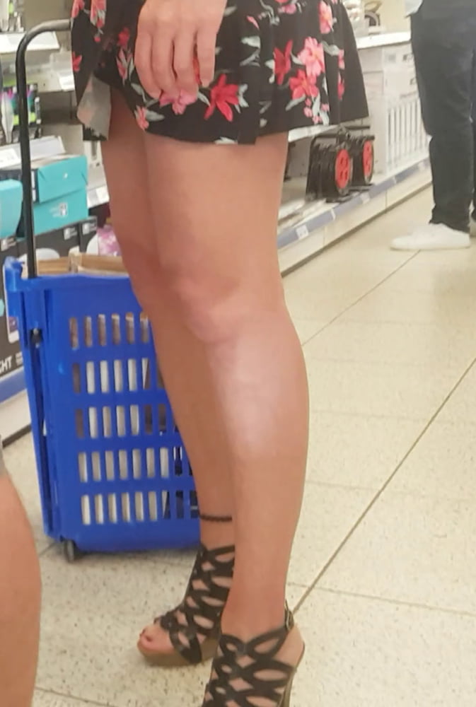 slut wife with high heels and mini skirt so hot and sexy picture pic