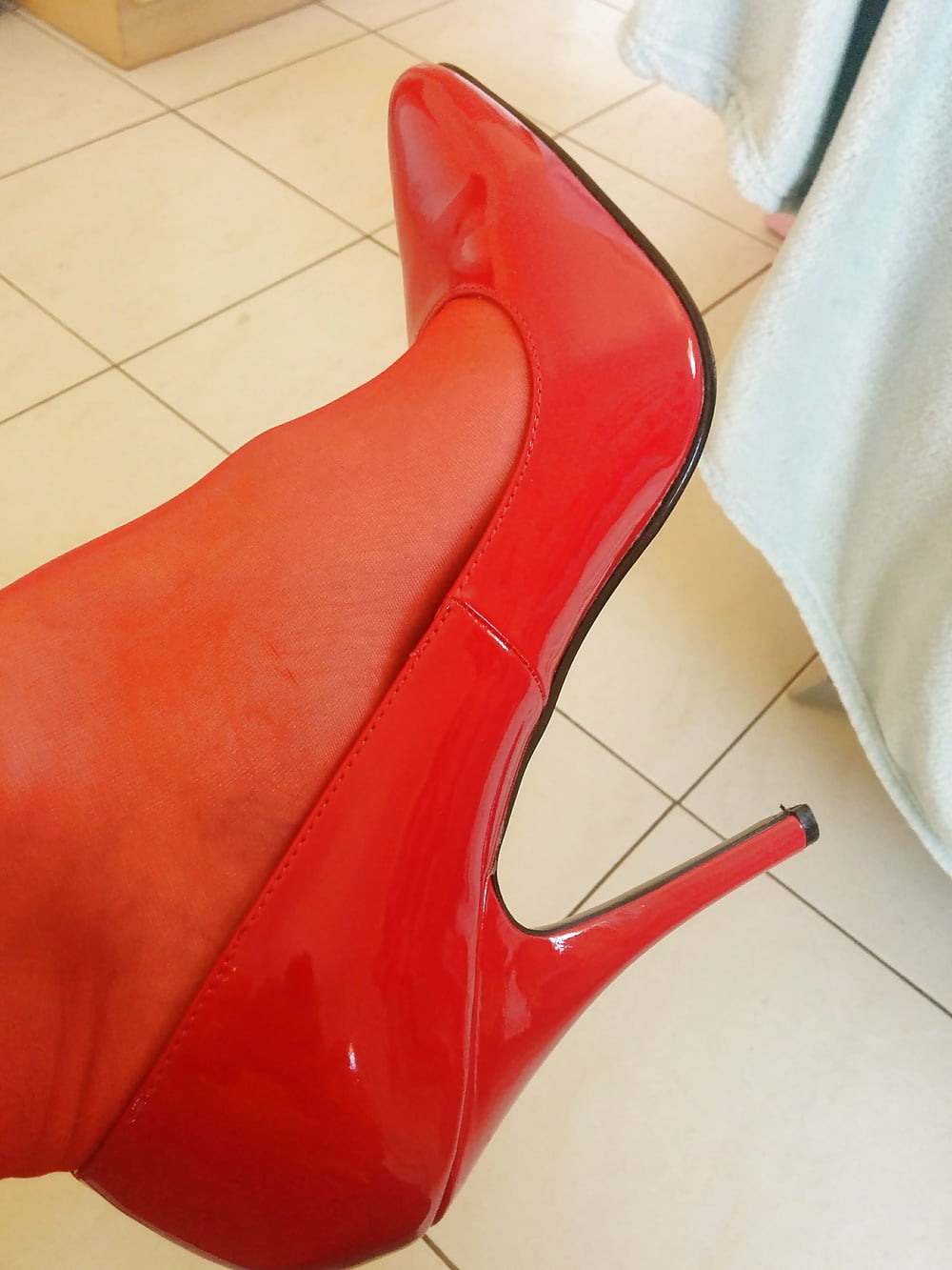 New heels: Red 6&#039; Pump Shoe. Like? #106673997