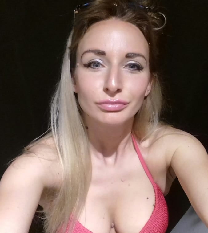 Serbian blonde whore girl big natural tits Ivana Mladenovic #104512823