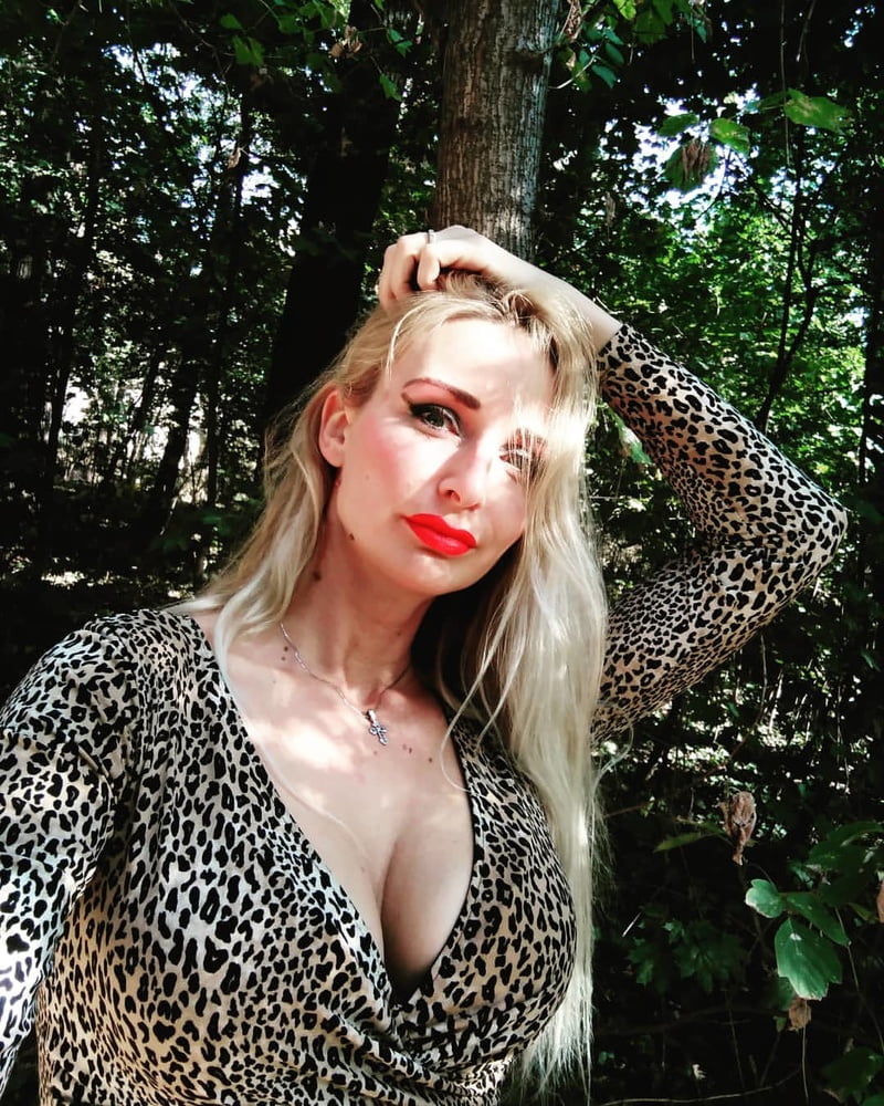 Serbian blonde whore girl big natural tits Ivana Mladenovic #104512844