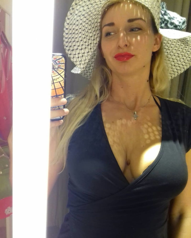 Serbian blonde whore girl big natural tits Ivana Mladenovic #104512848
