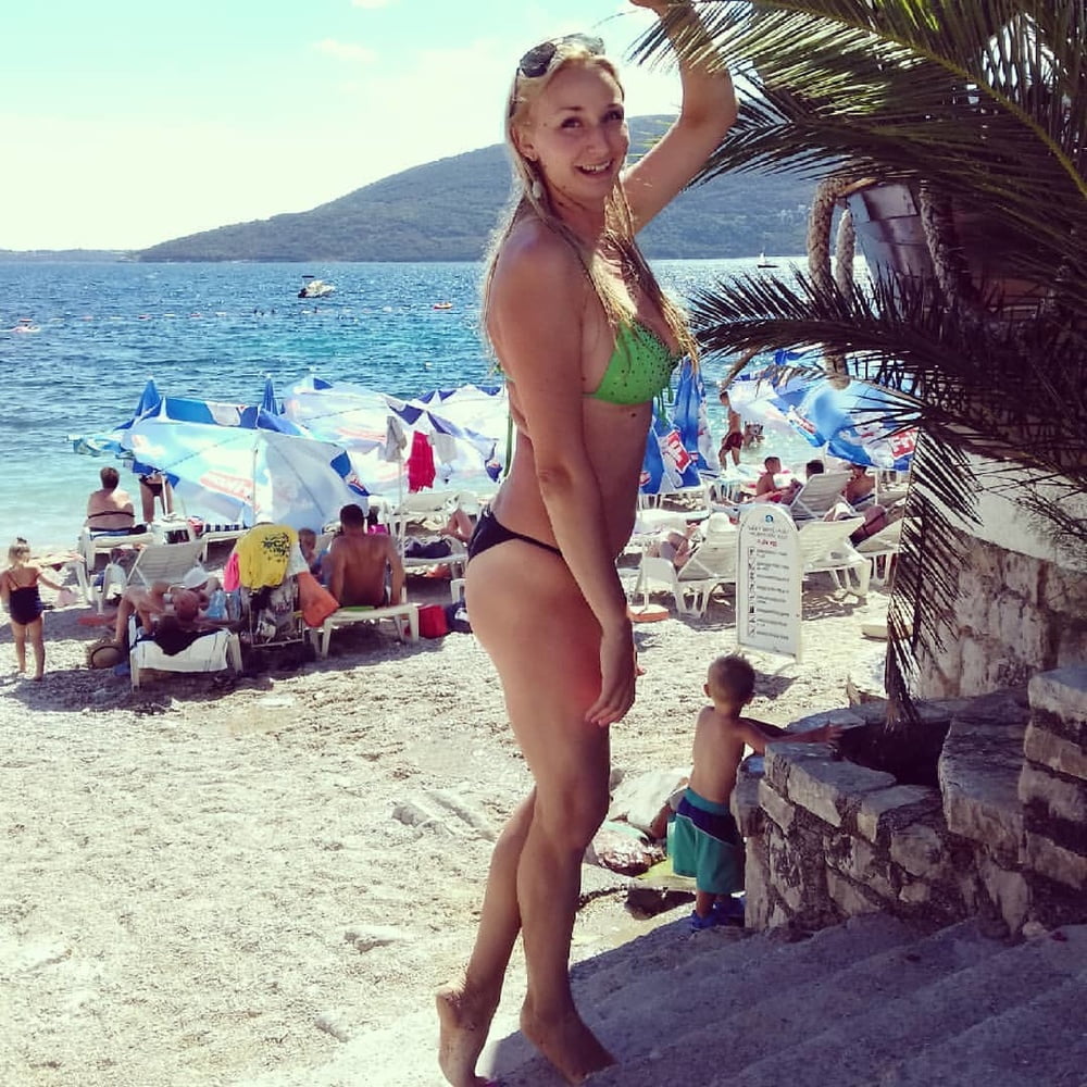 Serbian blonde whore girl big natural tits Ivana Mladenovic #104512859