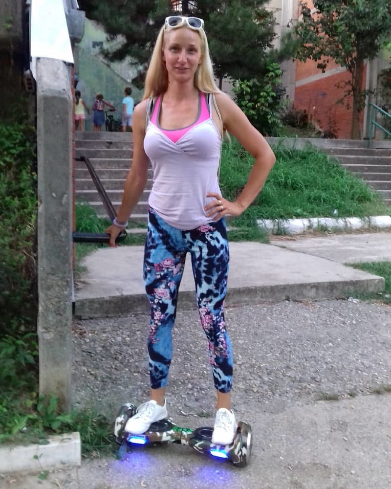 Serbian blonde whore girl big natural tits Ivana Mladenovic #104512863