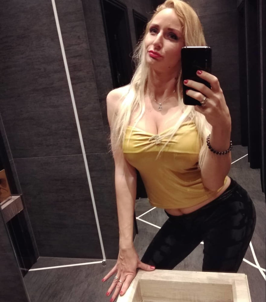 Serbian blonde whore girl big natural tits Ivana Mladenovic #104512877