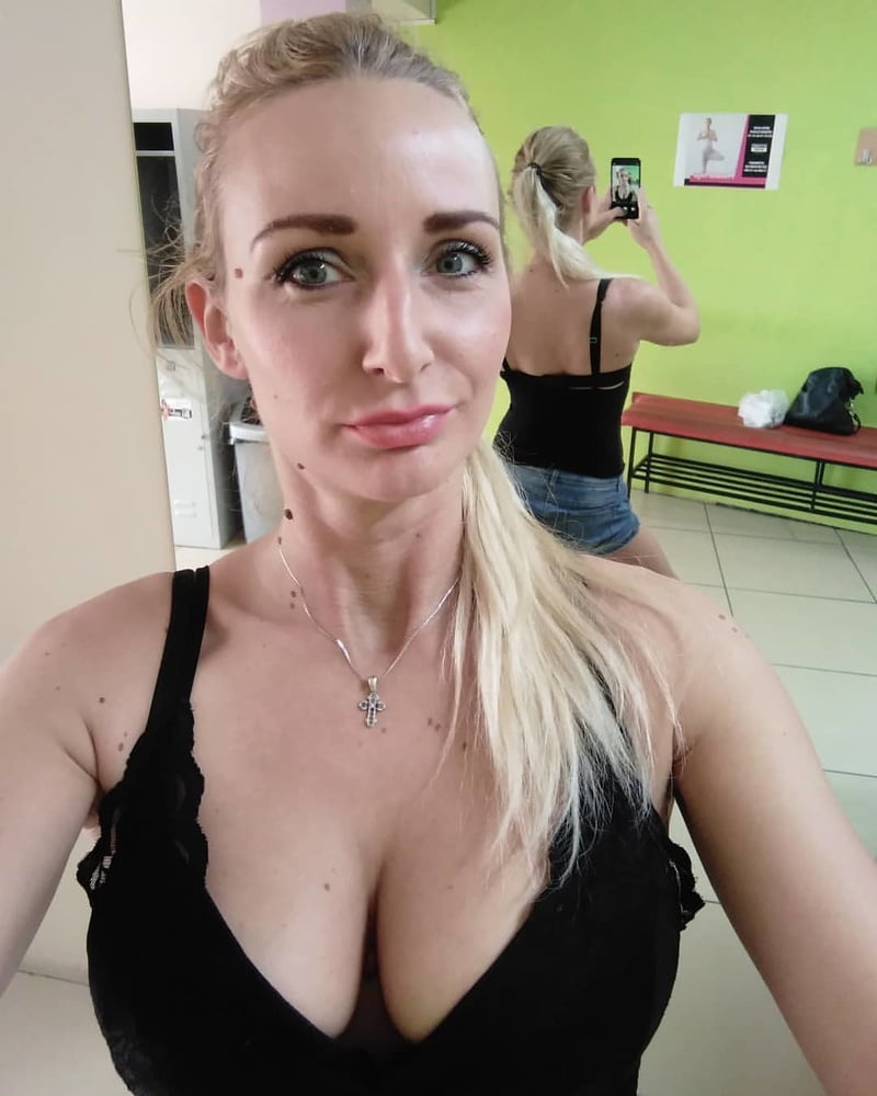 Serbian blonde whore girl big natural tits Ivana Mladenovic #104512884