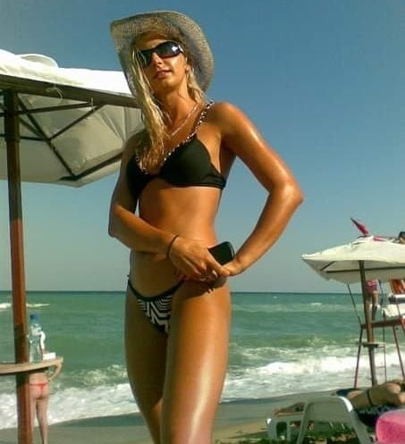 Serbian blonde whore girl big natural tits Ivana Mladenovic #104512897