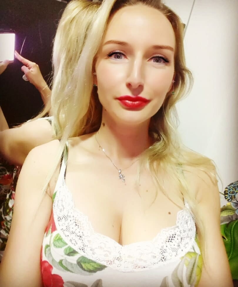 Serbian blonde whore girl big natural tits Ivana Mladenovic #104512910