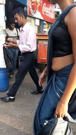 sl hot saree road capture fb 6 #81055397