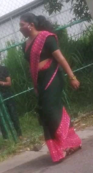 sl hot saree road capture fb 6 #81055515