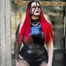 Finnish goth BBW Valerie Venom #82344499