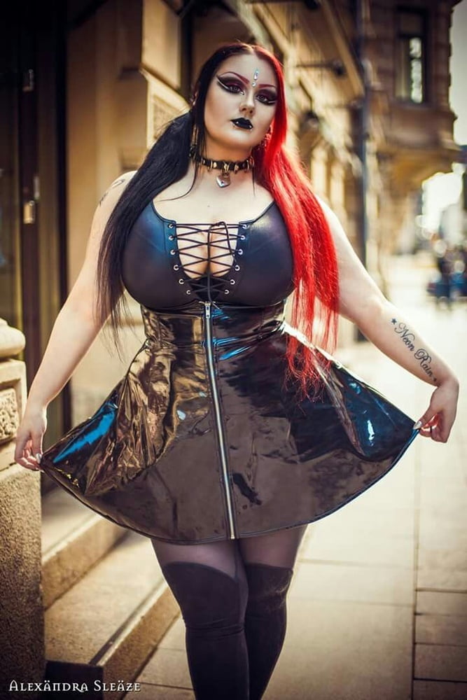 Finnish goth BBW Valerie Venom #82344509