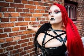 Finnish goth BBW Valerie Venom #82344512