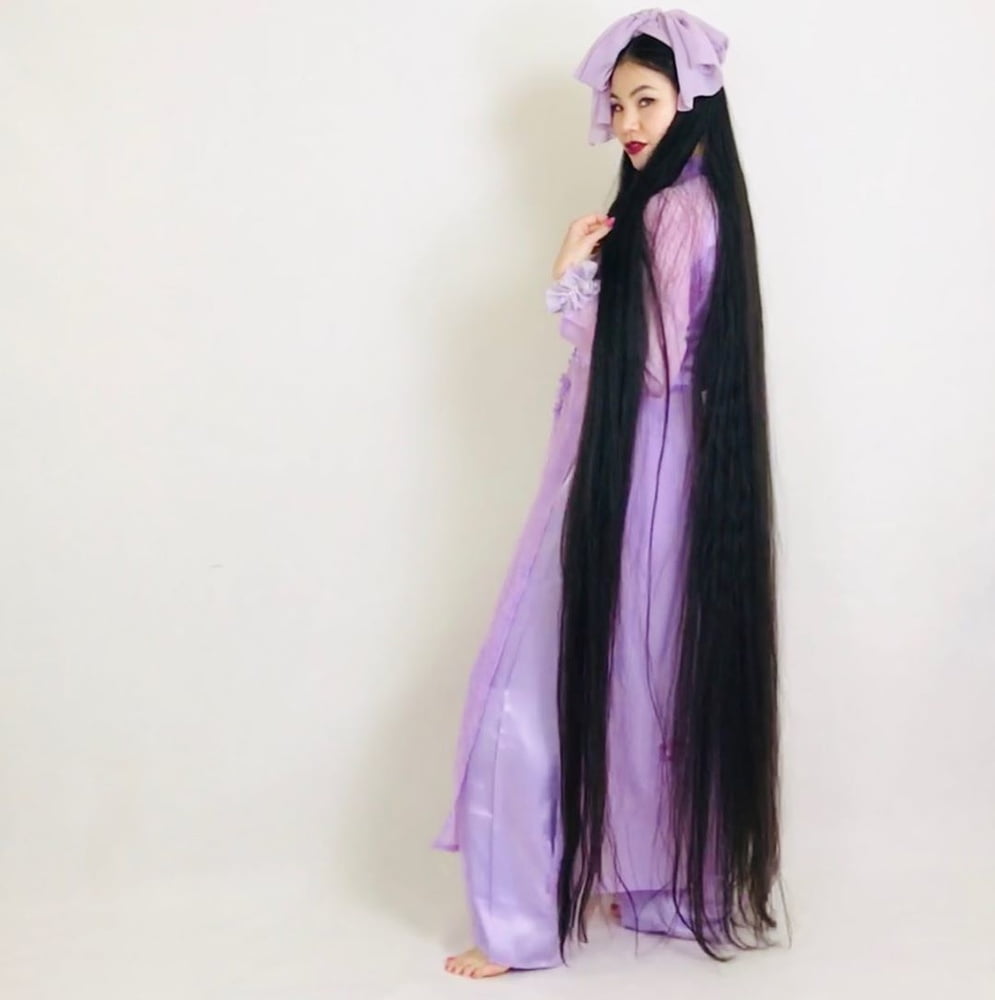 Asian Very Long Hair Girl #95593009